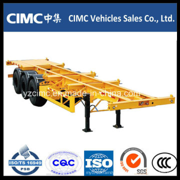 Cimc 40FT Tri-Axles Esqueleto Remolque / Esqueleto Remolque